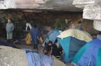 Acampamento nos 'hoteles' no topo do Monte Roraima, na  Venezuela, em 2007